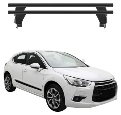 Produktbild von OMAC Menabo Dachträger Grundtäger für Citroen DS4 2011-2015 ABE Aluminium Schwarz 2x, KI-generiertes Bild