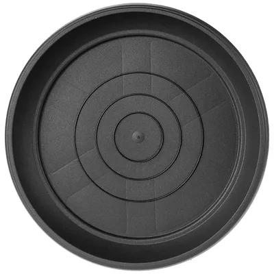 Obrázek produktu pro Podložka pod květináč – kulatá – Ø 41 cm – plast – na balkon/terasu/parapet – 1 ks – antracitová
