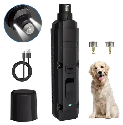 Productafbeelding van INF Elektrische nagelknipper voor honden en katten, zwart