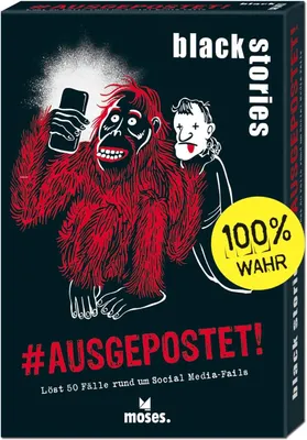 Zdjęcie produktu dla Czarno-białe historie #Ausgepostet! - Rozwiązano 50 spraw związanych z wpadekami w mediach społecznościowych