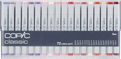 Produktbild von Copic Classic Set C Grafikmarker - Nachfüllbar mit Copic Ink - 72Stk