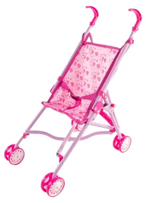 Produktbild von Jonotoys Puppenbuggy rosa Herzen Kinderwagen Spielzeug
