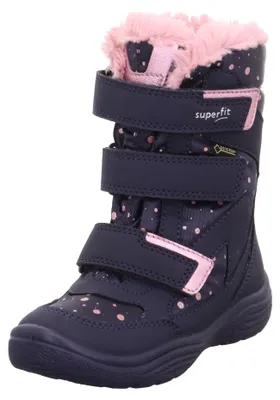 Produktbild von Superfit Mädchen CRYSTAL Boot, Schneestiefel 1009090, BLAU/ROSA 8000, 25