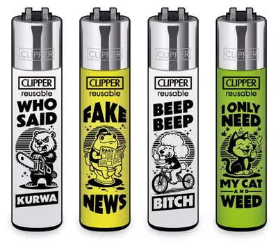 Produktbild von Clipper Reibradfeuerzeuge FFX Statements #3, 4 Stück
