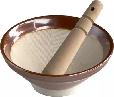 Produktbild von Terrasana - Suribachi & Surikogi - Japanischer Mörser aus Keramik