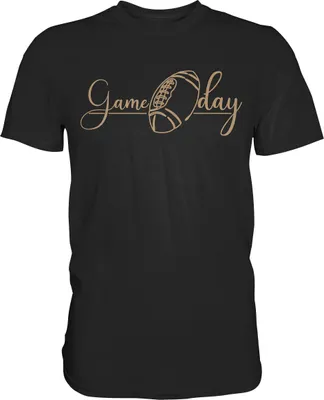 Produktbild von American Football Spieltag T-Shirt – Black / 3XL