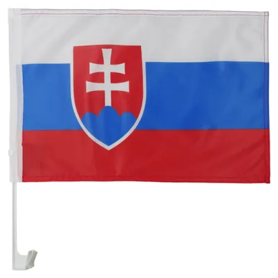 Produktbild von AZ FLAG Autofahne Slowakei 45x30 cm Slowakische Mesh-Polyester Saugnapf