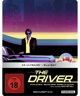 Produktbild von PLAION The Driver - Limited Steelbook Edition (4K Ultra HD+Blu-ray), Film, Blu-ray, Deutsch, Englisch, Französisch, 92 min, Driver, Abenteuer