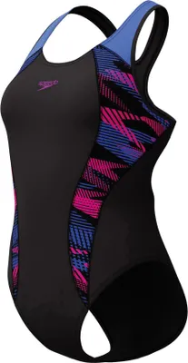 Produktbild von Speedo Placement Laneback Badeanzug Schwarz 40 Frau Schwarz 40