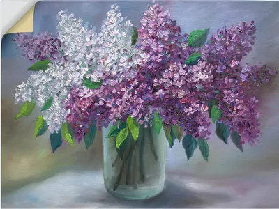 Produktbild von ARTland Wandbild, selbstklebend Flieder Größe: 120x90 cm