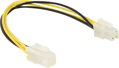 Obrázek produktu pro DeLOCK 84954, 0,3 m, 4-pin ATX12V, 4-pin ATX12V, Samec, Samice, Přímý