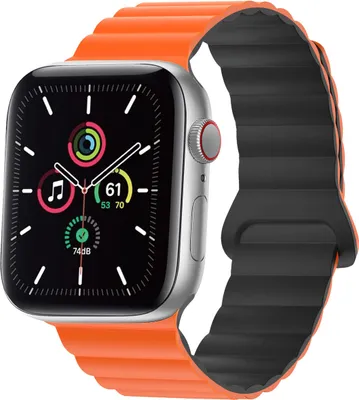 Obrázek produktu pro Watch SE - 40 mm, Watch SE 2023 - 40 mm, Watch SE 2022 - 40 mm, Watch 9 - 41 mm, Watch 8 - 41 mm, Watch 7 - 41 mm, Watch 6 - 40 mm, Watch 5 - 40 mm, Watch 4 - 40 mm, Watch 41 mm, Watch 40 mm, Watch 3 - 38 mm, Watch 38 mm, Watch 2 - 38 mm, Watch 1 - 38 mm, Watch 10 - 42 mm Řemínek: imoshion Magnetický silikonový řemínek