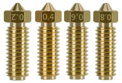 4 Messingdüsen für Anycubic Kobra S1/S1 Combo 0,2–0,8 mm