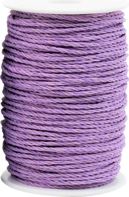 Produktbild von Bastelkordel, Baumwolle gedreht 3mm flieder lila 100m Rolle (1m=0,15EUR) Goldina
