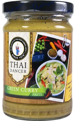 Zdjęcie produktu dla Thai Dancer zielona pasta curry baza do zielonego tajskiego curry 227g