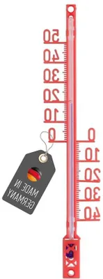 Zdjęcie produktu dla Plastikowy termometr ogrodowy, niebieski, -40°C do +50°C