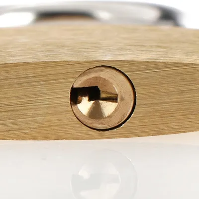 Produktbild von ® 4x Vorhängeschloss aus Messing - Vorhangschloss mit 3 Schlüssel - Sicherheitsschloss für Haushalt, Freizeit, Arbeit