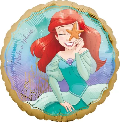 Image de Disney Princess Ballon en plastique Arielle la sirène