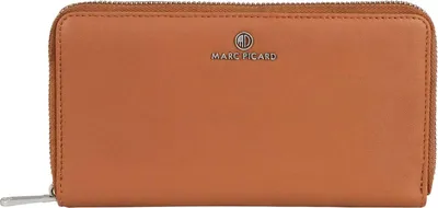 Image de Marc Picard Cuir porte-monnaie Maremma Zip Wallet Cognac brun