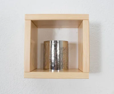 Produktbild von Bücherregal - 20 cm breit, Kiefer Holz-Massiv, Farbe: Natur