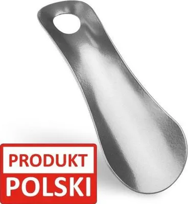 Produktbild von Schuhlöffel aus Metall, 12 cm, polnisches Produkt, robust, klein, für Taschen