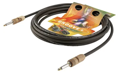 Produktbild von Instrumentenkabel SC-SPIRIT LLX, HICON WOODPLUG, 1 x 0,38 mm² | Klinke / Klinke, HICON | 9,00m | schwarz