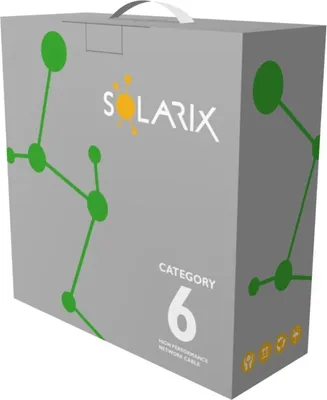Obrázek produktu pro SOLARIX Instalační kabel Solarix CAT6 UTP PVC Eca 100m/box SXKD-6-UTP-PVC