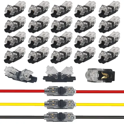 H-Abzweigstecker 1-polig, 20 Stück, 18-22 AWG, 0,35-0,75 mm²