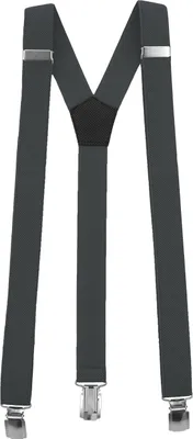 Produktbild von Fabio Farini - 1 Stück Schmales Y-Design mit 3cm Breite verstellbar mit extra starken Clipverschluss, Anthrazit