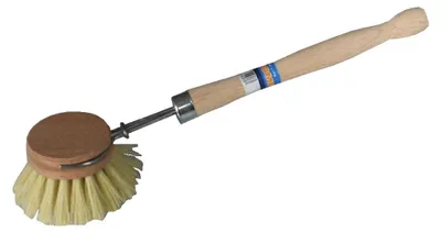 Produktbild von Spülbürste Holz EUROHOME® – 26x6x5cm – schicke EUROHOME® Holzspülbürste mit hellen Borsten – nachhaltig und stilvoll abwaschen
