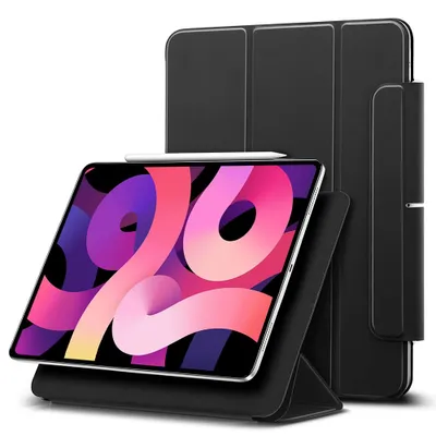 Produktbild von ESR Magnetic Apple iPad Air 2020 4. Gen / iPad Pro 11.0 Zoll 2018 Tasche Schwarz Kunstleder Hlle Etuis Smart Cover Case Schutz Stand
