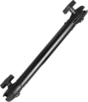 Productafbeelding van Verlengstuk Dubbele Socket Arm - Verstelbare Armhouder - Apparaat Positioneren - Hoogwaardig Aluminium - 465 cm - Zilver