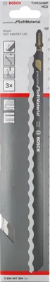 Produktbild von Bosch Bosch 3x Stichsä geblatt T 1013 AWP Precision for Soft Material - 2608667396