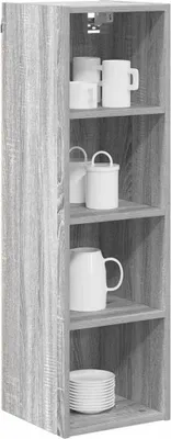 Produktbild von (Design 2026） Hängeschrank Graues Sonoma 30 x 29,5 x 100cm Holzwerkstoff - HOMMIE 637529 - Küchenschränke