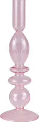 Produktbild von 1 Glas-Kerzenständer zartrosa 22,5cm