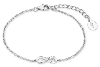 Produktbild von s.Oliver Damen Armband 2017243 Infinity Silber