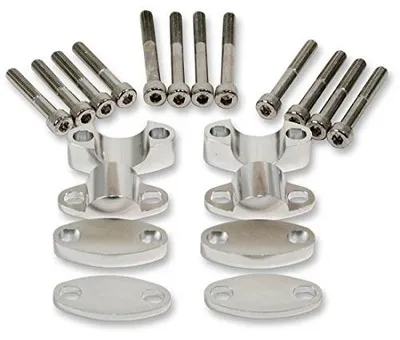 Immagine prodotto di Emgo 06020786 Handlebar riser kit argento 7/8"
