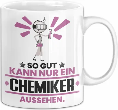 Produktbild von Chemiker Geschenk Tasse So Gut Kann Nur Ein Chemiker Aussehen Geschenkidee Kaffee-Becher (Weiß)