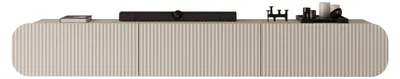 Produktbild von MIRJAN24 TV-Schrank Takir, mit drei Klappe (Farbe: Sandbeige), KI-generiertes Bild