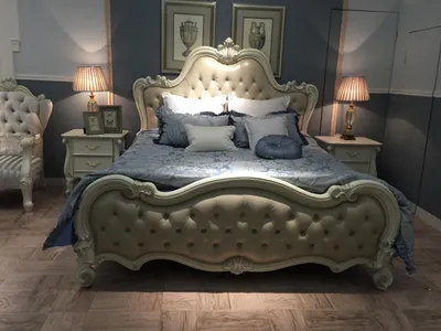 Obrázok produktu pre Dizajnová manželská posteľ postele do spálne Kožený hotel 184x214cm Chesterfield