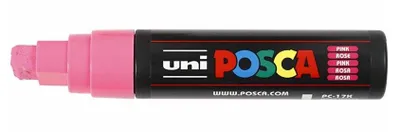 Obrázok produktu pre Popisovač Uni-Ball POSCA uni PC-17K 1 ks Dlátovým hrotom ružový
