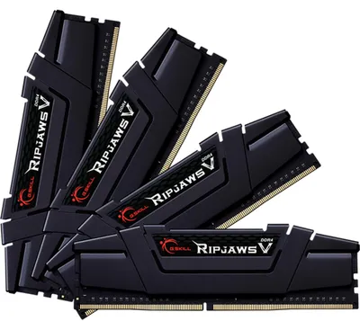 Obrázok produktu pre G.Skill Ripjaws V F4-3600C16Q-64GVKC, 64 GB, 4 x 16 GB, DDR4, 3600 MHz