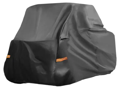 Image de Housse de protection pour véhicule tout-terrain (UTV), pour usage extérieur, noire, en tissu 210D-PU