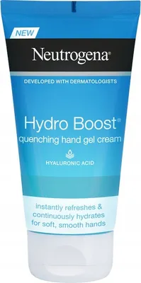 Produktbild von Neutrogena Hydro Boost Feuchtigkeitsspendende Handcreme mit Hyaluron, 75 ml - Intensive Feuchtigkeitspflege für geschmeidige Hände