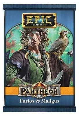 Produktbild von Epic Card Game PantheonFurios vs Maligus Booster – Sammelkarten – White Wizard Games