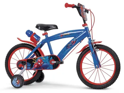 Kinderfahrrad 16 Zoll Spiderman-Design 5-7 Jahre