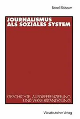 Produktbild von Journalismus als soziales System
