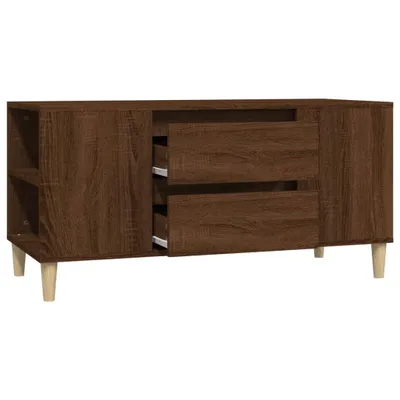 Obrázek produktu pro vidaXL TV skříňka hnědý dubový vzhled 102x44,5x50 cm odvozený dřevěný výrobek