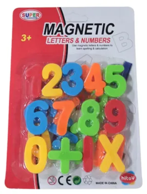 Zdjęcie produktu dla Zestaw magnetycznych literek i cyferek dla dziecka - CYFERKI