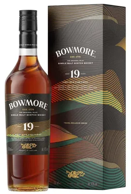 Produktbild von Bowmore 19 Jahre - Pinot Noir Cask Finish - Travel Retail Exclusive - Islay Single Malt Scotch Whisky